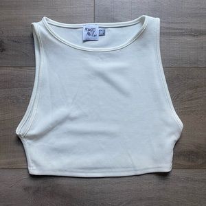White Princess Polly Crop Top